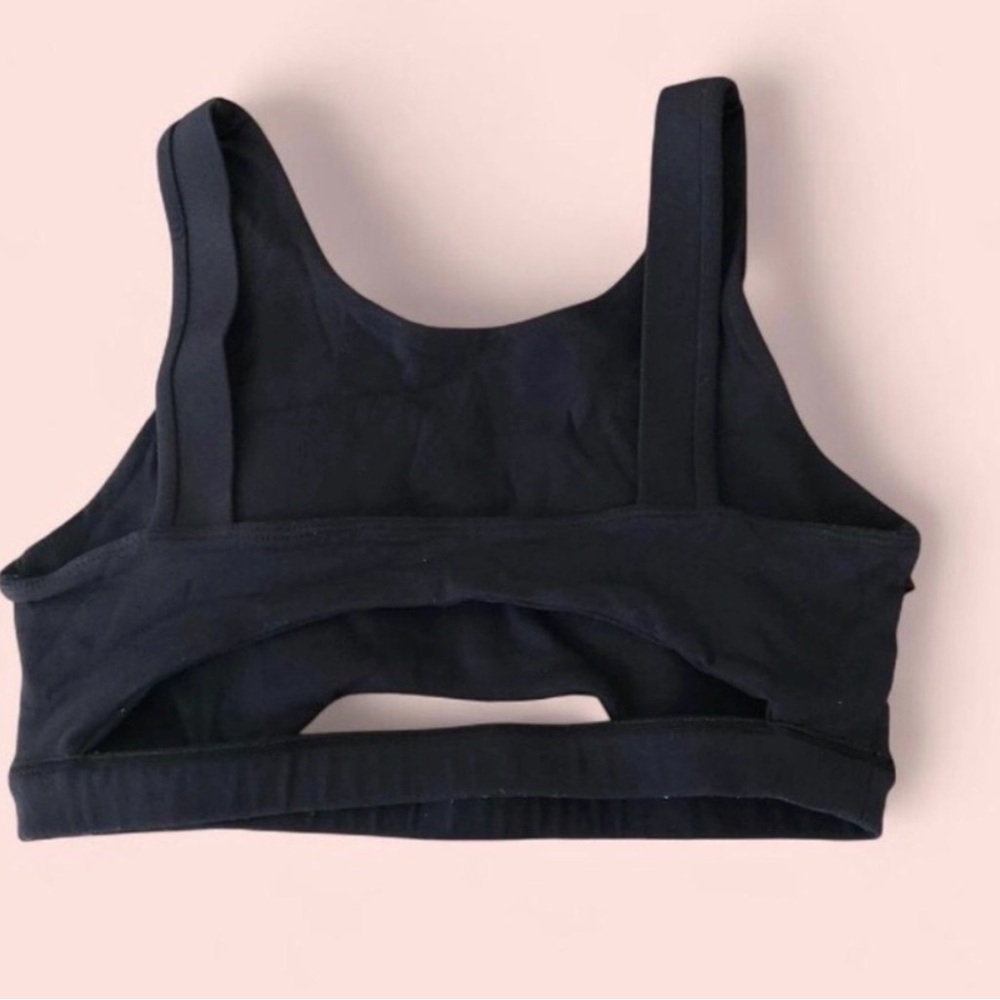 ACTA Black Pullover Sports Bra with Logo for Women Size S - Picture 7 of 8